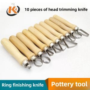 10 piece big head repair with knife clay clay tools Handicraft clay pottery making tools