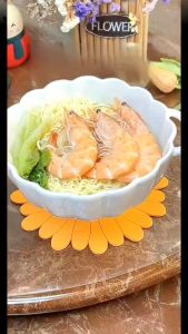 7.5/8.5 นิ้วRetroเซรามิคชามก๋วยเตี๋ยวจับเตาอบไมโครเวฟปลอดภัยสลัดซุปพาสต้าชามบนโต๊ะอาหารรอบBakware Pan