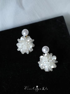 Elegant Romantic Pure White Pearl Ball Earrings: A French Vintage Style Jewelry Guide