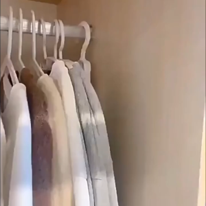 5PCS Organizer Wardrobe Storage Multifunctional Clothes Hanger Functional Clothes Hanger Non-Tracking Hanging Bag Rack Non-Punching Hangers