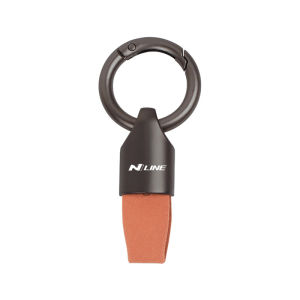 Hyundai | Car Key Ring Waist Buckle Suede Keychain Pendant For Hyundai IONIQ Sonata Elantra Grandeur i20 i10 SantaFe i30 Palisade Bayon
