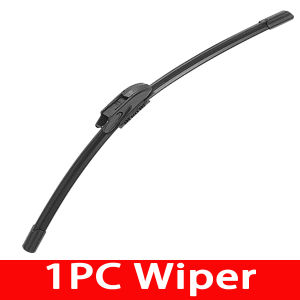 1PC Universal J/U-Shaped Frameless Wiper For Car Windshield Wipers 14"15"16"17"18"19"20"21"22"24"26"28"Natural Rubber Strip