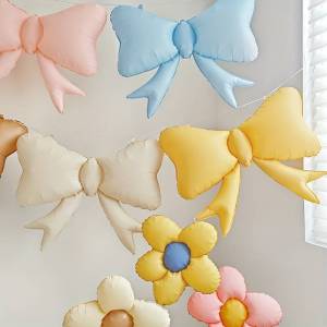 Butterfly Knot Balloons Childrens Birthday Party Window Display Babys First Birthday Decorations Festival Celebration Props