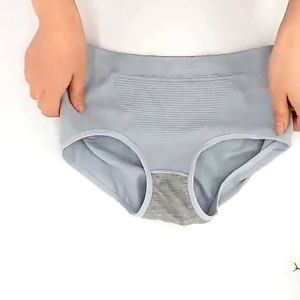 3PCS CD Wanita Celana Dalam Polos Celana Dalam Katun CD Pinggang Tengah Undies Wanita 156
