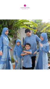 Sarimbit Rauna Terbaru / Ilalang SR-13 Blue / Fashion Muslim