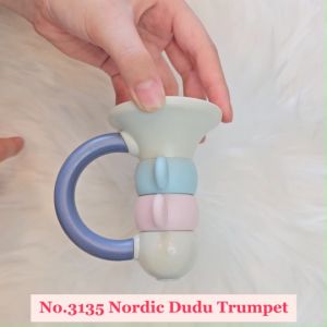 Toyroyal ของเล่นกัด เขย่า ของเล่นเสริมพัฒนาการ สไตล์นอร์ดิก เป่าแล้วมีเสียง - Dudu Trumpet (3135)