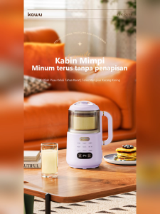 Smart Wall Breaker Blender 24-Hour Smart Booking Mini Soy Milk Maker 迷你 豆漿機 Juicer Blende 1200ML 破壁机 Low Noise DJ08