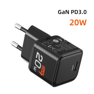 Bộ Sạc CABLETIME USB-C GaN 20W PD Bộ Sạc Nhanh Gắn Tường Tương Thích Cho iPad iPhone Huawei Xiaomi Công Nghệ Sạc Nhanh