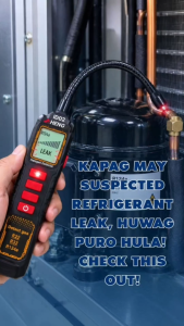 HiSAFE HD02 Halogen Refrigerant Leak Detector (Rechargeable - Socket Inside Back) - Multi-Gas Scanner with Flexible Probe LCD Display & USB Charging