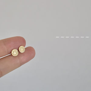 Titanium Steel Screw Clasp Earrings Small Rabbit Ear Bone Pins Non-Removable Sleeping Butterfly Knot Ear Jewelry Accessories