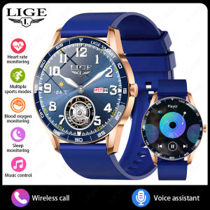 LIGE | LIGE Men Bluetooth Smart Watch Make Answer Call 1.38" HD Color Display Heart Rate Health Fitness Tracking Women Smartwatch 2026