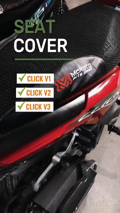MOKOTO ELITE SERIES SEAT COVER NET ANTI-SLIP 3D MESH FOR HONDA AND YAMAHA MOTORCYCLE SPEEDMOTO 1PC