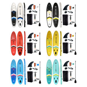 【New Arrival】 Paddle Balance Board with Pump Stand Up Paddle Board PVC Inflatable Surfboard for Outdoor Water Sports