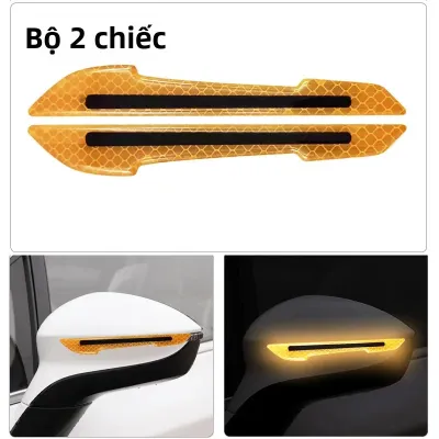 Miếng Dán Phản Quang An Toàn Cho Ô Tô Dải Dán Cạnh Cửa Chống Va Chạm Cảnh Báo Bảo Vệ Chống Trầy Xước Thân Xe Băng Phản Quang Cho Xe