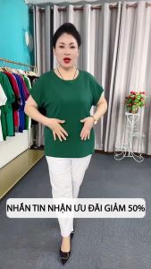 Áo Thun BigSize Áo Cotton Dáng Xuông Trơn Áo Co Dãn 4 Chiều Chất Vải Mềm Mịn Không Bai Xù A04