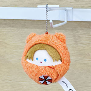 New 10cm Biohazard Resident Evil Leon S. Kennedy Plush Toys Cute Soft Stuffed Keychain Dolls For Kid Birthday Christmas Gift