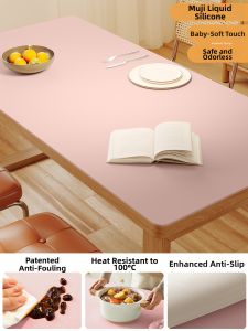 WUYINLIANGPIN | Stain-resistant Silicone Waterproof & Oil-proof Easy-clean Tablecloth