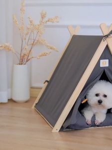 Pet tent dog kennel Four seasons universal cat delivery room Enclosed pine winter warm cat tent cattery