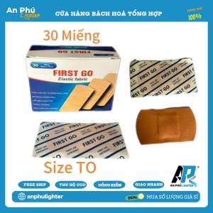 Băng cá nhân vải FIRST GO Size Lớn Hộp 30 Miếng