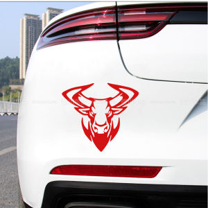 Red Bull Head Car Stickers & Animal Decals for Laptop: Auto Accessories & Truck Decoration