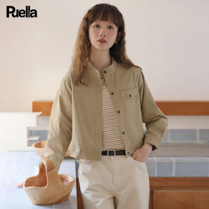 puella | Spring Design Stand Collar Shirt Jacket