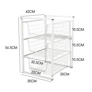 QIMAHUANGZI | Clothes Storage Drawer Organizer Pull-out