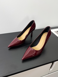 Fashionable Black Pointed Toe High Heels by Summer Xue French Style Work Shoes Spring Autumn New Model Versatile Elegant Womens Shoes