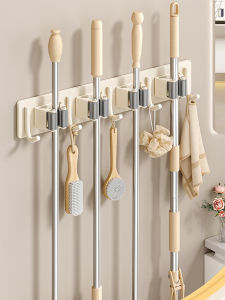 กุญแจติดผนังสีขาวเนื้อเนียนสำหรับห้องน้ำ กุญแจติดผนังกันลื่นสำหรับห้องน้ำ กระดานจัดระเบียบข้าวของ 5 ชิ้น ที่แขวนเสื้อผ้า 5 ชิ้น