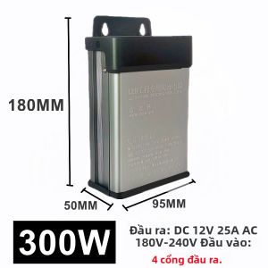 Chống Mưa Cấp Kỹ Thuật Cấp Kỹ Thuật Cung Cấp Điện Quạt Làm Mát AC220V Sang DC 12V 24V Trình Điều Khiển Đèn LED Ngoài Trời Chống Nước Chống Bụi Công Suất Cao Hiệu Quả