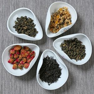 Porcelain Coffee Bean Dosing Cup Ceramic Measuring Dish Weighing Cooling Display Plate 陶瓷咖啡豆称量盘