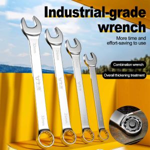 6-14mm Wrench Ratchet Wrench Torque Universal Wrench Automotive Maintenance Tools Fixed Spanners Ratchet Wrench Hand Tool