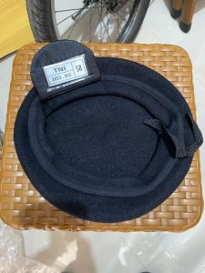Baret Hitam Jatah/baret Banser/Baret Kavaleri/ Baret Jatah TNI
