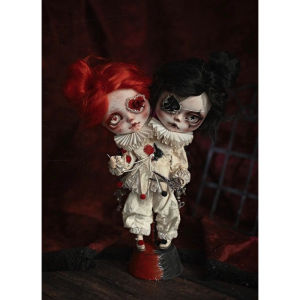 Kayou | 500/1000/1200/2000 PCS Jigsaw Puzzles Two Heads Rag Dolls Cartoon Family Activity Games for Gameroom Bedroom Gifts Home Decor