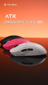 ATK Dragonfly A9 Series เมาส์เกมมิ่งไร้สาย ความแม่นยำระดับโปร 8K Polling Rate ตอบสนองไวสุดขีด