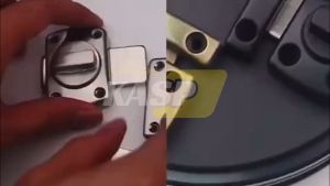 High Quality Zinc Alloy Universal Twist Lock Thickening Security Anti -Theft Bolt Slide Door Lock