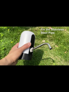 USB Rechargeable Electric Water Bottle Pump - Smart Automatic Dispenser for Dorms 400mAh Lithium Battery