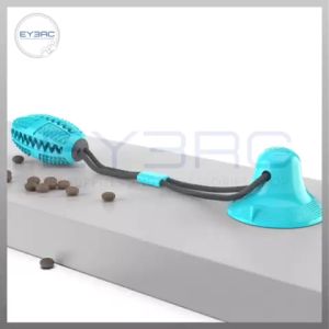 Multifunctional Teeth Cleaning & Food Dispensing Tug of War Toy for Dogs with Durable Rope and Interactive Play Features