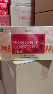 COMBO 5 Hộp trà sâm cao cấp Korean Ginseng Wongin - T 200gr/hộp 100 gói (tặng 1 bịch kẹo sâm 200gr)