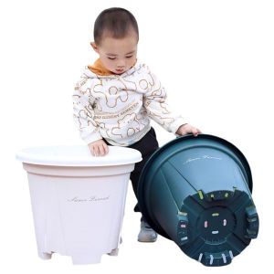 Thickened Plastic Large Flower Pot Breathable Durable Greenhouse Root Control Basin Courtyard Rose Ivy Fruit Tree Pot