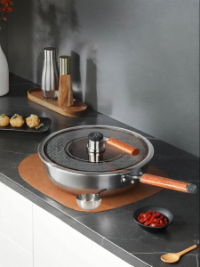 Cate Maker | Pure Titanium Non-stick Frying Pan