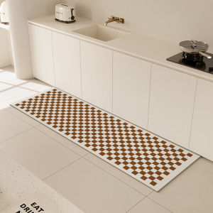 VIKAMA Hàn Quốc Tối Giản Nhà Bếp Thảm Trải Sàn Hút Nước & Dầu Bùn Tảo Cát Thảm Chống Trơn Trượt Nhà Phòng Tắm Thảm Cửa Cho Người Lớn