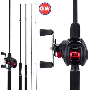 Fishing Rod Set 1.6m/1.8m/2.1m UltraLight Baitcasting Casting Spinning Reel Fishing Pole Carbon Fiber 