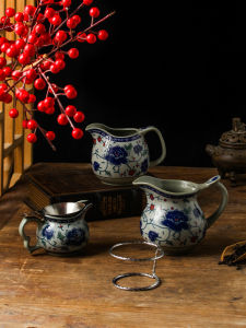 ชุดเครื่องดื่มชาจีนโบราณ ถ้วยแบ่งชา ฝาครอบ คันล็อก ทนความร้อน ถ้วยชา กิ่งชา กว่า 10 องศาเซลเซียส