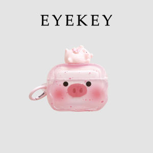 Cute Pink Pig Design Protective Case for AirPods Pro and 4 Soft Silicone Wireless Bluetooth Female Style Anti-Fall Earphone Cover