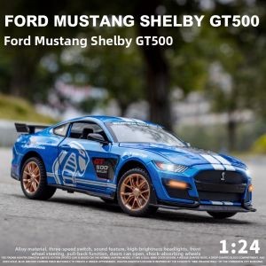 JIANYUAN | Mô Hình Xe Hơi Alloy Shelby Cobra Mustang 1/24 Có Âm Thanh & Ánh Sáng