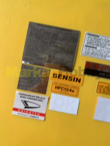 Stiker Kaca Belakang Daihatsu Feroza G2