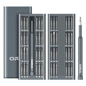 Brifit Screwdriver Set 49-in-1 Electronic Repair Tool Set Precision Screwdriver Set with 48 S2 Steel Drills with Aluminum Handle for Repairing PCs Mobile Phones Watches Laptops MacBooks Glasses