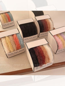 Autumn Winter Plush Hair Ties Womens High Elasticity Durable Hair Bands Fashionable Korean Style Hair Accessories