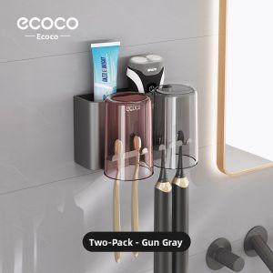 ecoco | Hanging Wall Bathroom Toothbrush Holder