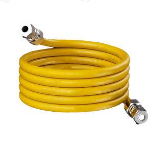 Metal Gas Hose PVC High Pressure Gas Hose Detachable Natural Gas Pipe Explosion-Proof Gas Hose Corrugated Gas Pipe